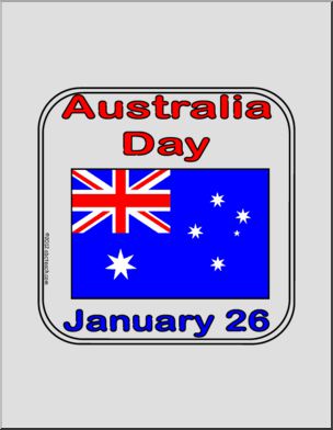 Sign: Australia Day (color)