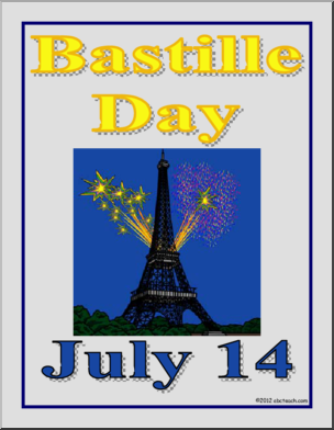 Poster: Bastille Day (color)