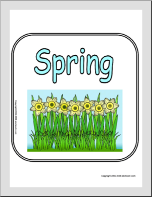 Sign: Spring