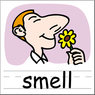 Clip Art: Senses 2 Smell Color – Abcteach