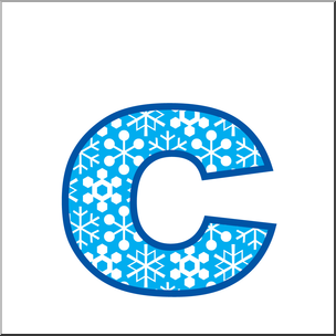 Clip Art: Alphabet Set 02: C Lower Case Color