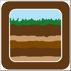 Clip Art: Natural Resources: Soil Color Unlabeled