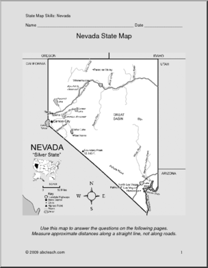 Map Skills: Nevada (with map)