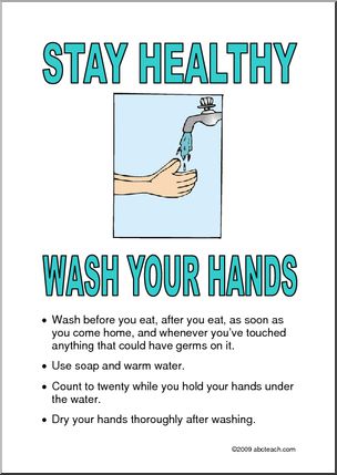 Posters: Stay Healthy – Abcteach