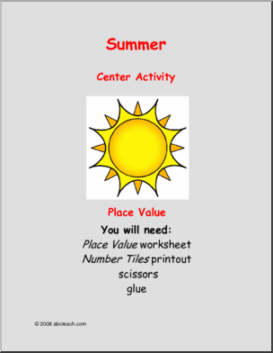 Summer – Place Value Learning Center