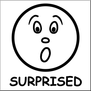 surprising face clipart images