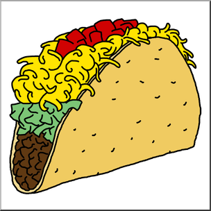 Taco ClipArt (color) – Abcteach