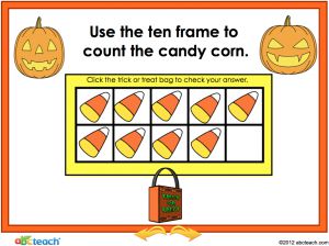 Interactive: Notebook: Math – Halloween Ten Frames