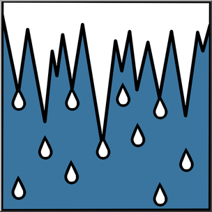 Clip Art: Weather Icons: Thaw Color Unlabeled – Abcteach