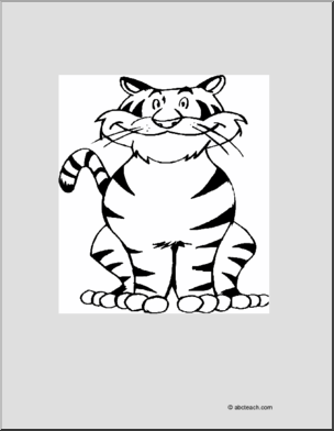 Coloring Page: Tiger – Abcteach