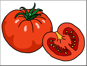 Clip Art: Tomatoes Color