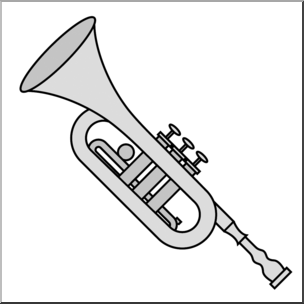 Clip Art: Music Notation: Flat B&W Unlabeled – Abcteach