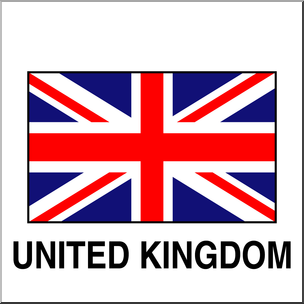 Clip Art: Flags: United Kingdom Color