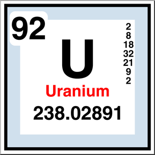 Clip Art: Elements: Uranium Color