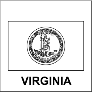 Clip Art: Flags: New Hampshire B&W – Abcteach