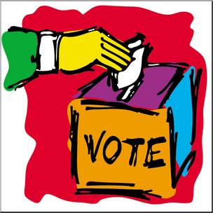 Clip Art: Vote Graphic Color