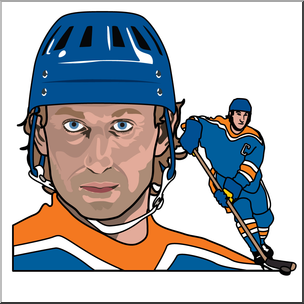 Clip Art: Wayne Gretzky Color