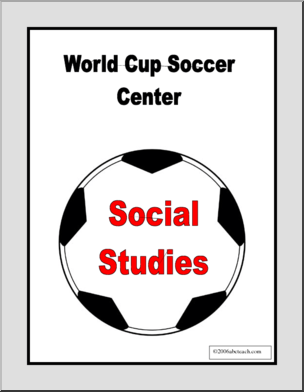 Center Sign: World Cup Social Studies