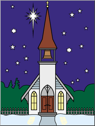 Clip Art: Religious: Christmas Star 5 B&W – Abcteach