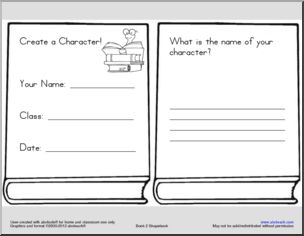 Create Your Own Character Shapebook