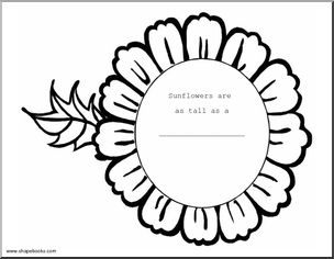 Shapebook: S is for Sunflower (primary/elem)