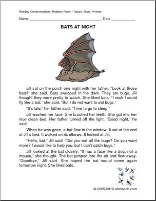 Fiction: Bats at Night  (primary)