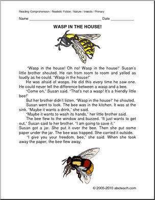 Fiction: A Wasp in the House (primary)