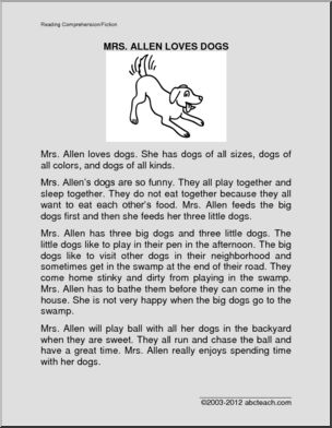 Fiction: Mrs. Allen’s Dogs (elem)