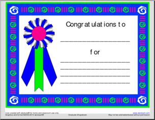 Award Certificate (all ages)