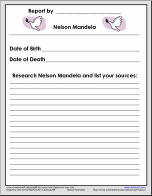 Research Packet Nelson Mandela