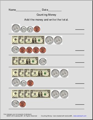 Counting Money 4 Math