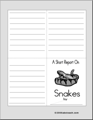 Report Form: Snakes (b/w)