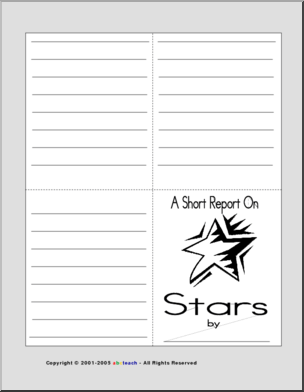 Report Form: Stars (b/w)