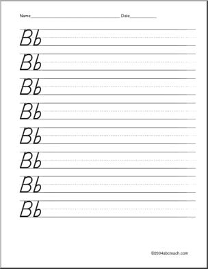 Handwriting Practice: Manuscript Aa-Zz  (DN-Style Font)