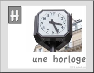 French: Abcdaire: Horloge