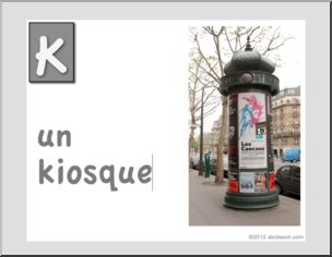 French: Abcdaire: Kiosk