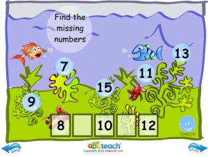 Interactive: Notebook: Aquarium: Find the Missing Numbers (primary ...