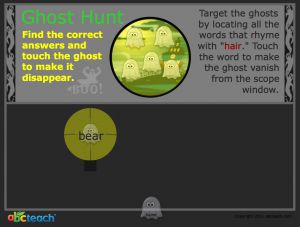 Interactive: Notebook: Ghost Hunt: Rhyming Words (elem/upper elem)