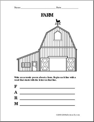 Poem Form: Farm #2