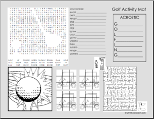 Golf Activity Mat (elem)