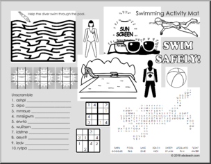 Swimming Activity Mat (elem)