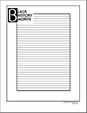 Writing Paper: Black History Month