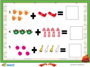Interactive: Flipchart: Christmas: Math (prek/elem)