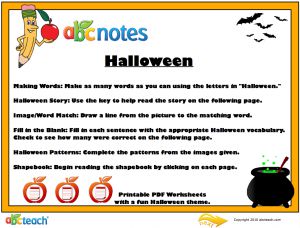 Interactive: Flipchart: Halloween Theme (elem)