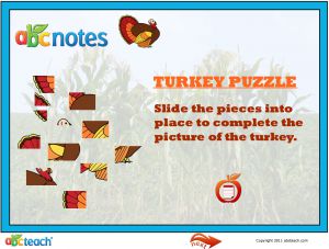 Interactive: Flipchart: Puzzle: Turkey (medium)
