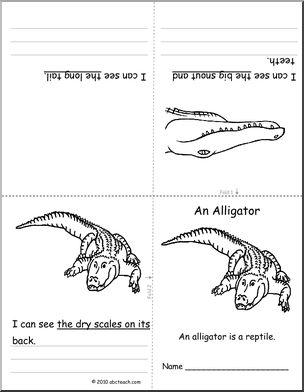 Five Senses: I See Booklets of Reptiles (k-1/elem)
