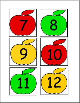 Calendar Set: Apples