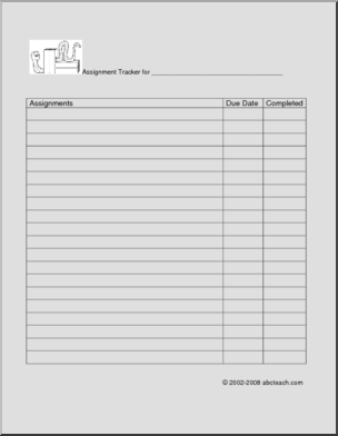 Classroom Chart – Abcteach