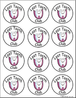 Small Badges: Lost Tooth Club