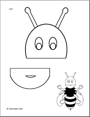 Paper Bag Puppet: Animals – Bee